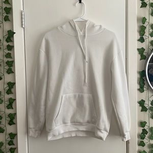 white hoodie